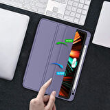 Apple iPad Pro 12.9 6. Nesil 2022 Kılıf Pen Charge Kalem Bölmeli A2436 A2437 A2764 A2766