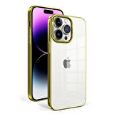 Apple iPhone 14 Pro Max Kılıf Sararmaz Şeffaf Mika Kapak