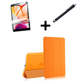iPad Mini 1 2 3 Kılıf Set PU Deri Smart Tablet Kilifi Ekran Koruyucu + Kalem
