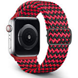 Apple Watch 10 42mm - 38/40/41mm Kordon Örgü Tokalı Kordon 2/3/4/5/6/se/7/8/9