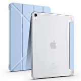 Apple iPad 11.Nesil A16 11inç/10.Nesil 10.9inç Kılıf Kalem Bölmeli Trifolding Case