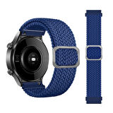 Samsung Galaxy Watch 3 45mm Gear S3 46mm Kordon Örgü Tokalı Kordon
