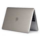 Apple Macbook Air 13.3inç M1 A2337 2021 Kılıf Kristal Ön Arka Şeffaf Kapak TD