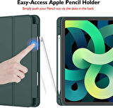 Apple iPad 11.Nesil A16 11inç/10.Nesil 10.9inç Kılıf Kalem Bölmeli Smart Case
