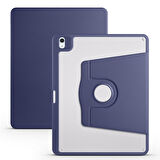 Apple iPad 11.Nesil A16 11inç/10.Nesil 10.9inç Kılıf Termik Kalem Bölmeli Dönebilen Standlı Kılıf Smart Case