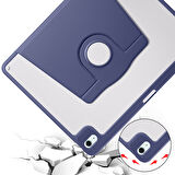 Apple iPad 11.Nesil A16 11inç/10.Nesil 10.9inç Kılıf Termik Kalem Bölmeli Dönebilen Standlı Kılıf Smart Case