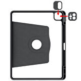 Apple iPad Air 4/5. Nesil 10.9 Kılıf Termik Kalem Bölmeli Dönebilen Standlı Kılıf (10.Nesil Değildir)