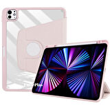 Apple iPad Pro 11 3. 4. Nesil Kılıf Termik Kalem Bölmeli Dönebilen Standlı Kılıf A2435 A2759 A2761-62 A2377-01 A2459-60