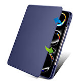 Apple iPad Pro 11 1. 2. Nesil Kılıf Termik Kalem Bölmeli Dönebilen Standlı Kılıf Smart A2228-30-31 A2068-13 A1980-34-79