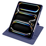 Apple iPad Pro 12.9 4. 3. Nesil Kılıf Termik Kalem Bölmeli Dönebilen Standlı Kılıf A2229-32-33 A20-69 A1895-76 A1983