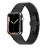 Apple Watch 42/44/45/46/49mm Kordon Bakla Metal Strap Kayış 79 2/3/4/5/6/se/7/8/9/10/ultra