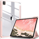 Apple iPad Pro 11 1. 2. Nesil Kılıf Grafiti Şeffaf Kalem Bölmeli A2228-30-31 A2068-13 A1980-34-79