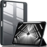 Apple iPad 11.Nesil A16 11inç/10.Nesil 10.9inç Kılıf Grafiti Şeffaf Kalem Bölmeli