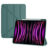 Apple iPad 11.Nesil A16 11inç/10.Nesil 10.9inç Kılıf Grafiti Şeffaf Kalem Bölmeli