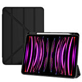 Apple iPad 7. 8. 9. Nesil 10.2" Kılıf Grafiti Şeffaf Kalem Bölmeli 2019 2020 2021