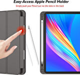 Apple iPad Pro 11 1. 2. 3. 4. Nesil Kılıf Kalem Bölmeli Smart Case 2018-2022
