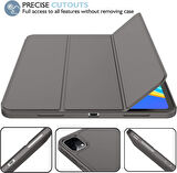Apple iPad Pro 11 1. 2. 3. 4. Nesil Kılıf Kalem Bölmeli Smart Case 2018-2022