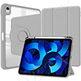 Apple iPad 7. 8. 9. Nesil 10.2" Kılıf Dik-Yatay Kalem Bölmeli Smart Case 2019 2020 2021