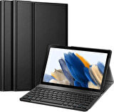Samsung Galaxy Tab A8 10.5 SM-X200 X205 X207 Kılıf Kablosuz Klavyeli Kılıf Mobax Türkçe Klavye