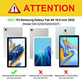 Samsung Galaxy Tab A8 10.5 SM-X200 X205 X207 Kılıf Kablosuz Klavyeli Kılıf Mobax Türkçe Klavye