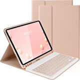 Apple iPad 11.Nesil A16 11inç/10.Nesil 10.9inç Kılıf Kablosuz Klavyeli Kılıf Mobax Türkçe Klavye