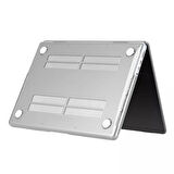 Apple Macbook Pro 14inç M3/M4/Max A3112 A3185 A3401 A2918 A1992 Kılıf Kristal Ön Arka Şeffaf Kapak