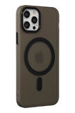 Apple iPhone 11 Pro Max Kılıf Mat Kadifemsi Special Edition PC Magsafe Kapak