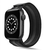 Apple Watch 7 8 45mm Kordon Milano Loop Metal Kordon