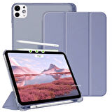 Apple iPad Pro 11 1/2/3/4. Nesil Kılıf PU Deri Smart Standlı Case 2018-2022 Flip