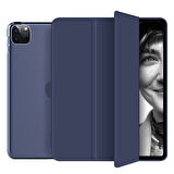 Apple iPad Pro 13inç M4 2024 Kılıf PU Deri Smart Standlı Case A2925 A2926 A3007