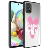 Samsung Galaxy A71 Kılıf Aynalı Desenli Kamera Korumalı Parlak Mirror Kapak
