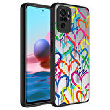 Xiaomi Redmi Note 10S Kılıf Aynalı Desenli Kamera Korumalı Parlak Mirror Kapak