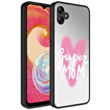Samsung Galaxy A04E Kılıf Aynalı Desenli Kamera Korumalı Parlak Mirror Kapak