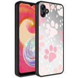 Samsung Galaxy A04E Kılıf Aynalı Desenli Kamera Korumalı Parlak Mirror Kapak