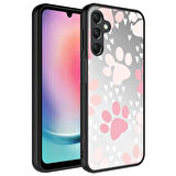 Samsung Galaxy A24 Kılıf Aynalı Desenli Kamera Korumalı Parlak Mirror Kapak