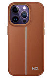Apple iPhone 13 Pro Kılıf Line Pu Deri Lizbon Kapak