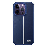 Apple iPhone 14 Pro Max Kılıf Line Pu Deri Lizbon Kapak