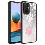 Xiaomi Redmi Note 10 Pro Kılıf Aynalı Desenli Kamera Korumalı Parlak Mirror Kapak