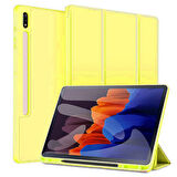 Samsung Galaxy Tab S7 FE / S7 Plus S8 Plus 12.4" Kılıf Kalem Bölmeli Smart Case X800 T730 T970