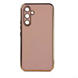Samsung Galaxy M14 Kılıf Köşeli Altın Model Kapak