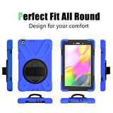 Samsung Galaxy Tab A8 10.5 SM-X200 2021 Kılıf Defender Askılı Zırhlı Tank Case