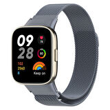Xiaomi Redmi Watch 3 (Watch 3 Active Değildir) Kordon Milano Loop Metal Kordon