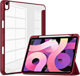Apple iPad 11.Nesil A16 11inç/10.Nesil 10.9inç Kılıf Grafiti Şeffaf Kalem Bölmeli