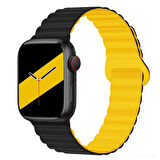 Apple Watch 10 42mm - 38/40/41mm Kordon Double Color Magnetic Strap BH52 2/3/4/5/6/se/7/8/9