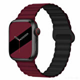 Apple Watch 10 42mm - 38/40/41mm Kordon Double Color Magnetic Strap BH52 2/3/4/5/6/se/7/8/9