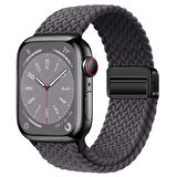 Samsung Galaxy Watch 4 5 6 7 FE 40 40 44 Classic 42 43 46 47 mm Kordon Magnet Örgü Strap