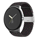 Xiaomi Redmi Watch 5 Active/Lite Amazfit GTR 2E 47mm Pace 1/2 Kordon Metal Klipsli Flexi Örgü