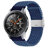 Samsung Galaxy Watch Gear S2 3 41mm 42mm Active 2 40mm 44mm Kordon Metal Klipsli Flexi Örgü