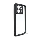 Xiaomi Mi 13T Pro Kılıf NEWRoll Çerçeveli Şeffaf Kapak