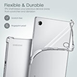 Samsung Galaxy Tab A9 X110 X115 Kılıf Darbelere Dayanıklı Şeffaf Kapak